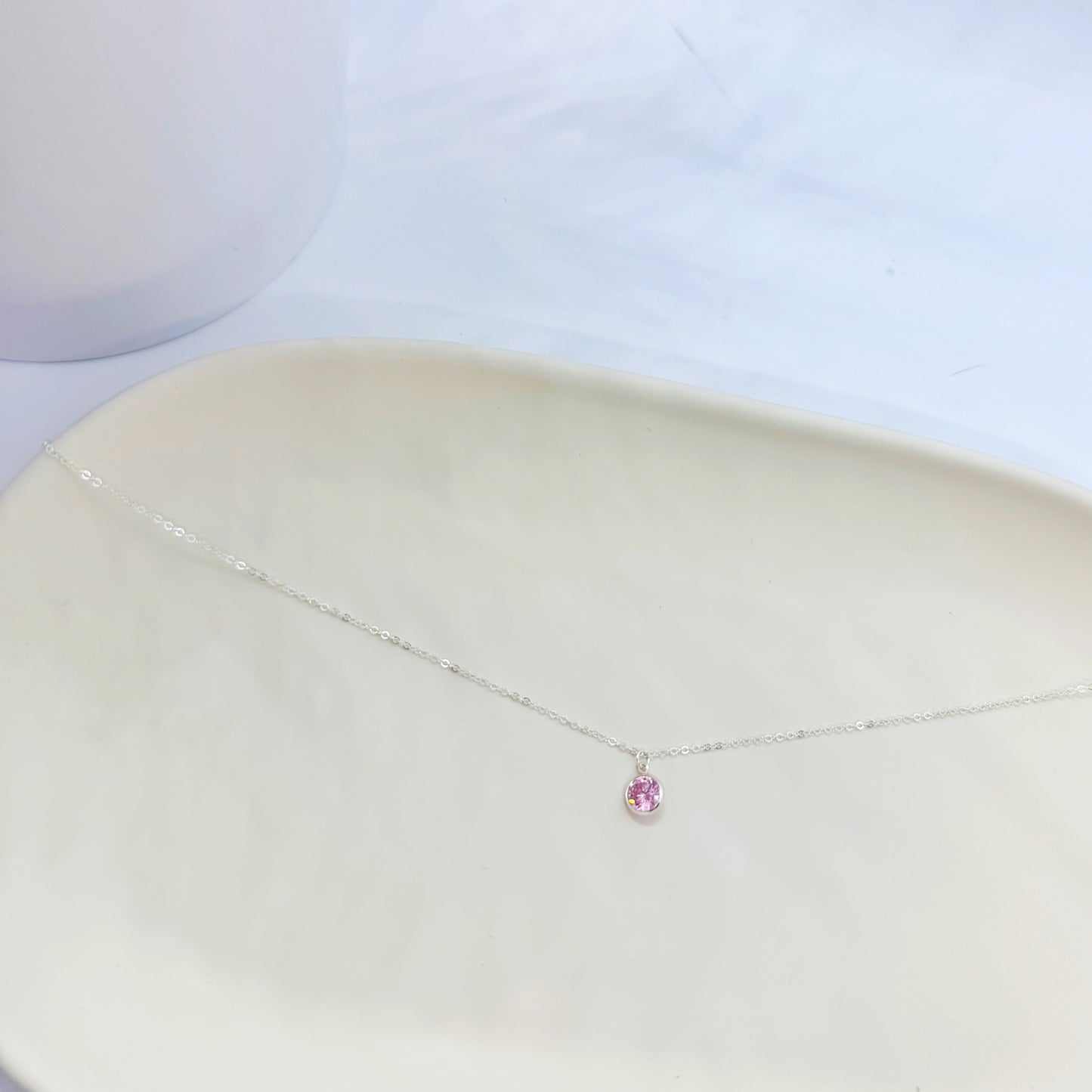 Dainty Birthstone Necklace