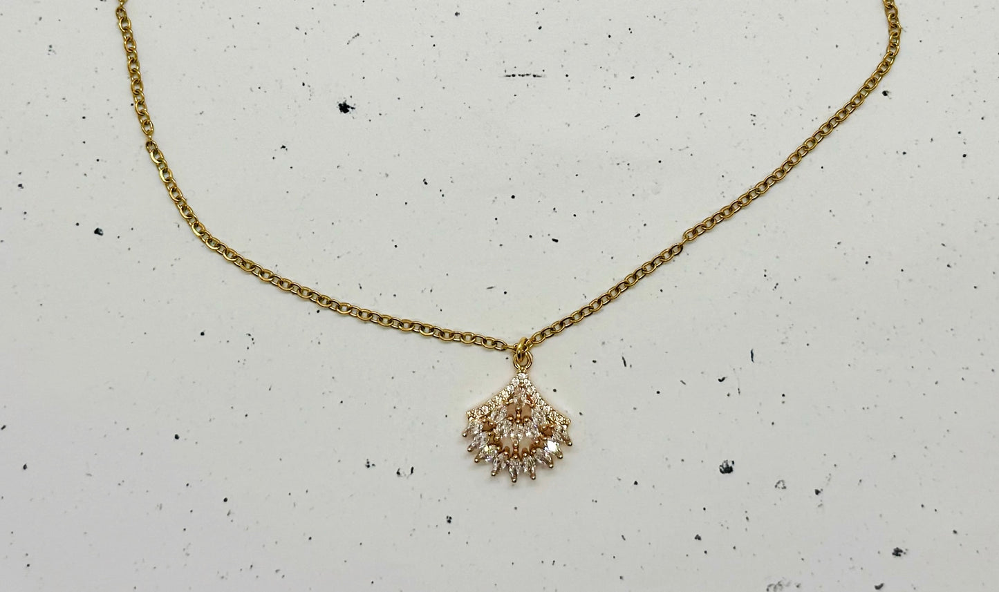 Lara Fan Necklace