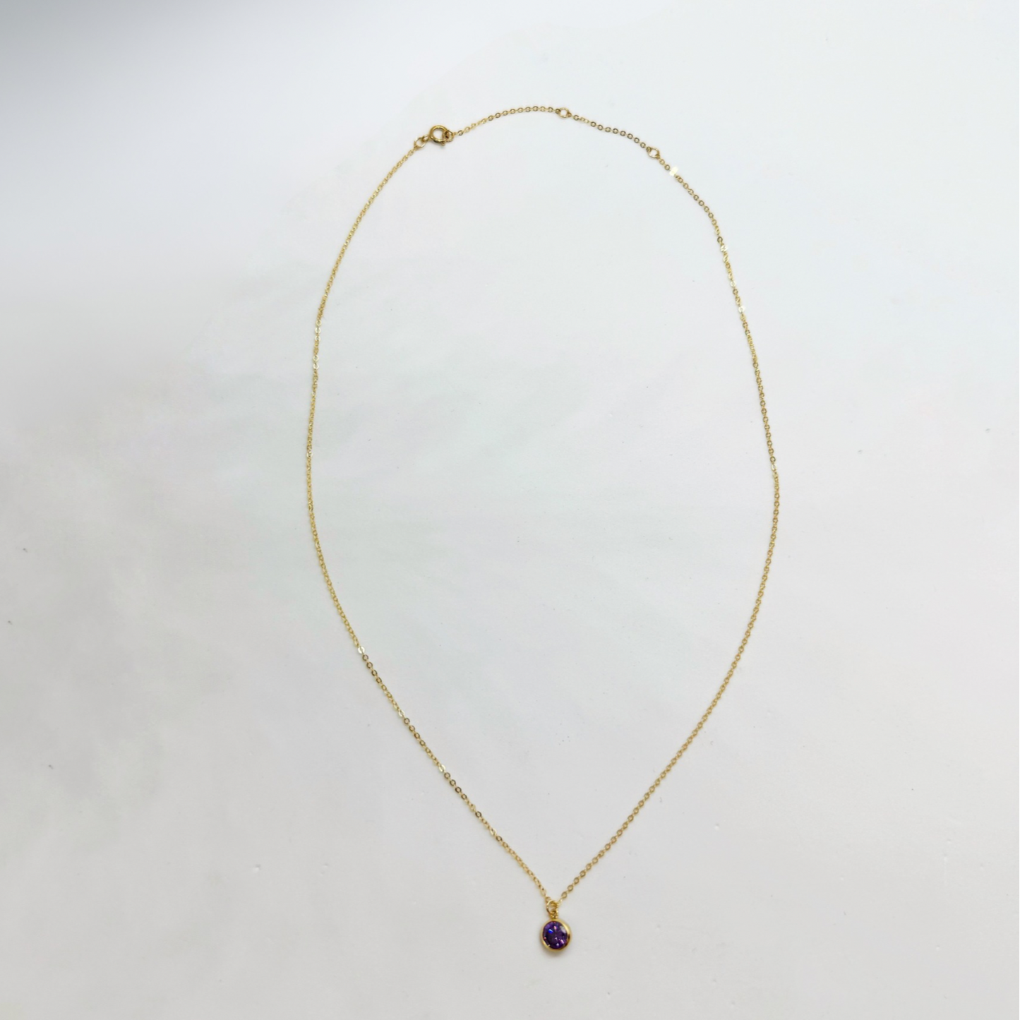 Dainty Birthstone Necklace