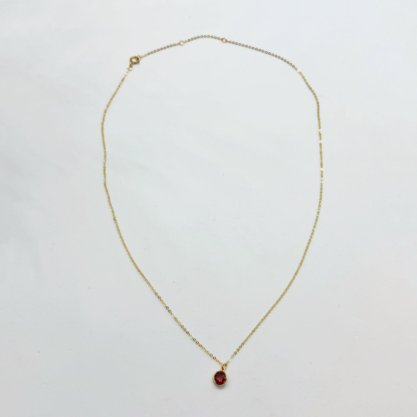 Dainty Birthstone Necklace