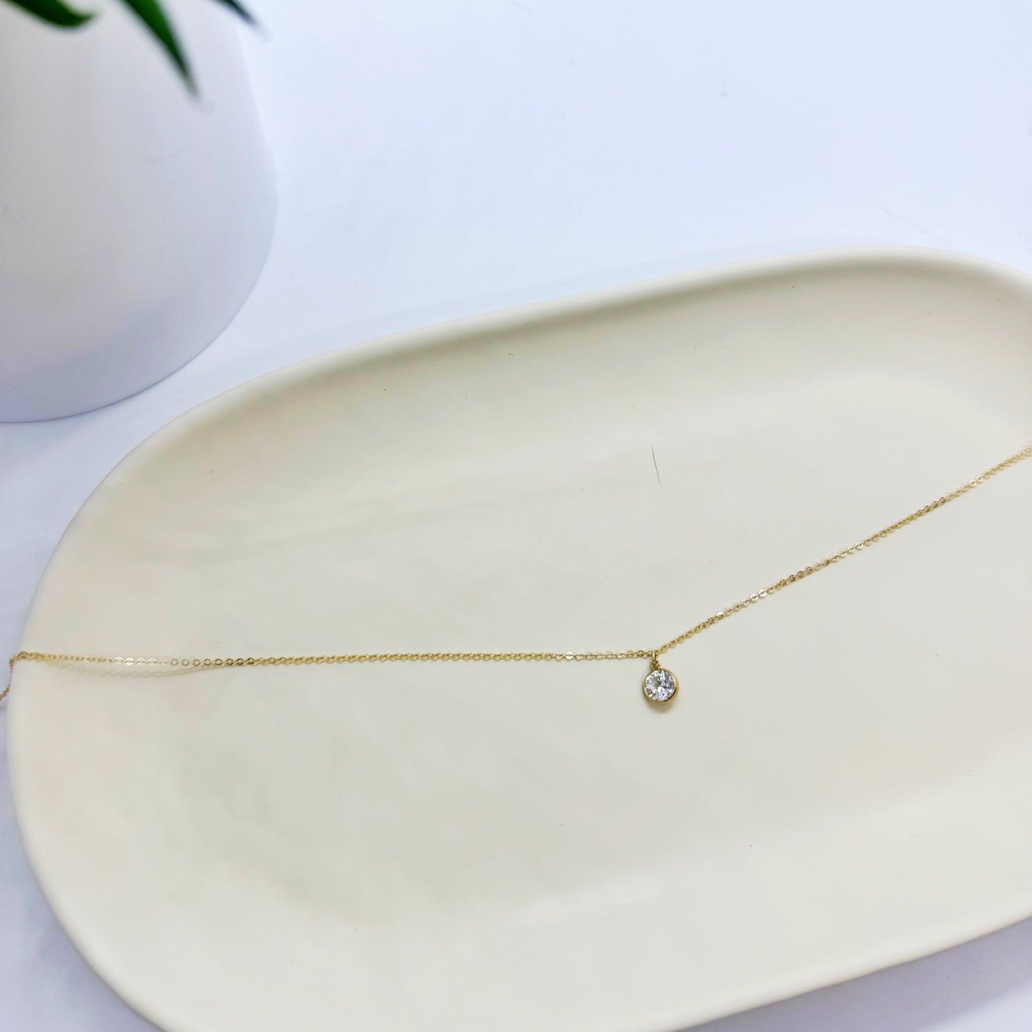Dainty Birthstone Necklace