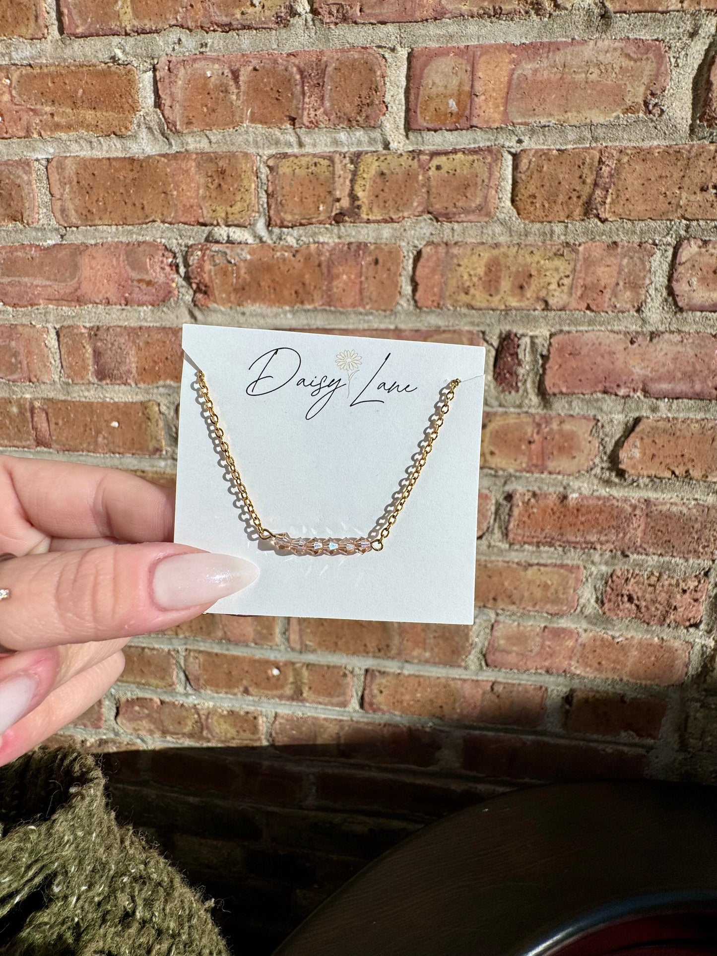 Birthstone Bar Necklace