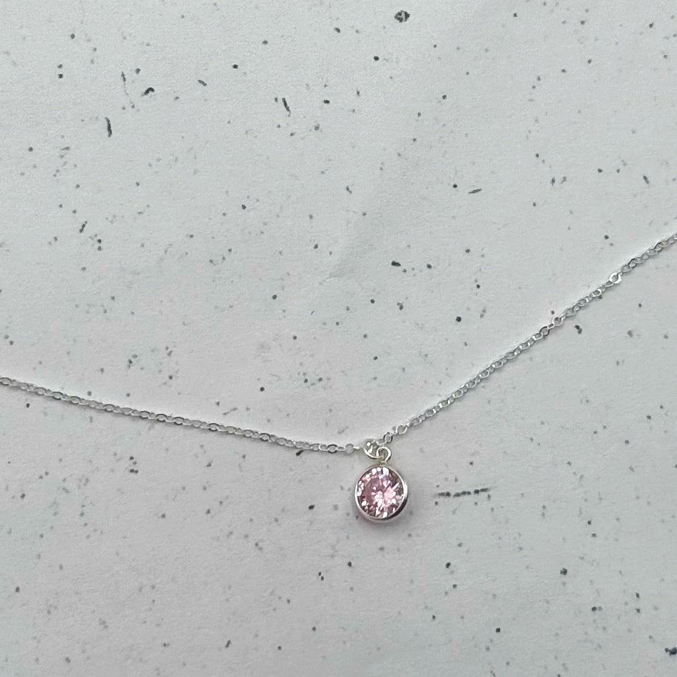 Dainty Birthstone Necklace