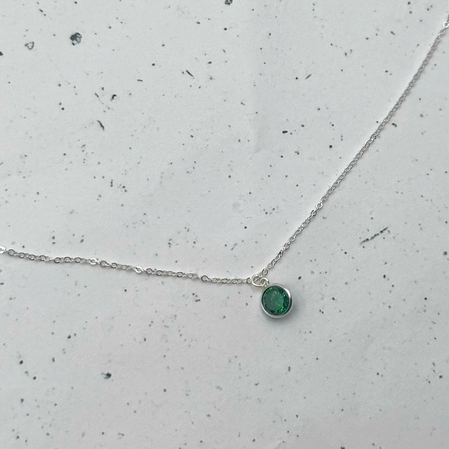 Dainty Birthstone Necklace