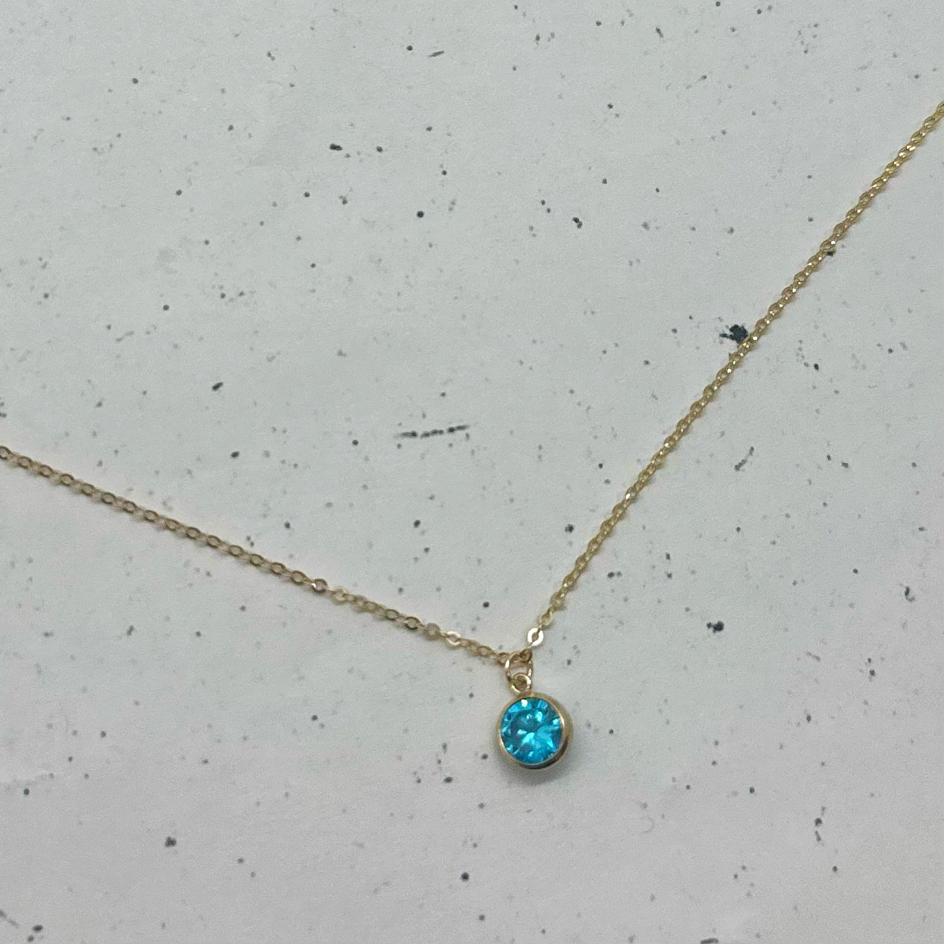 Dainty Birthstone Necklace