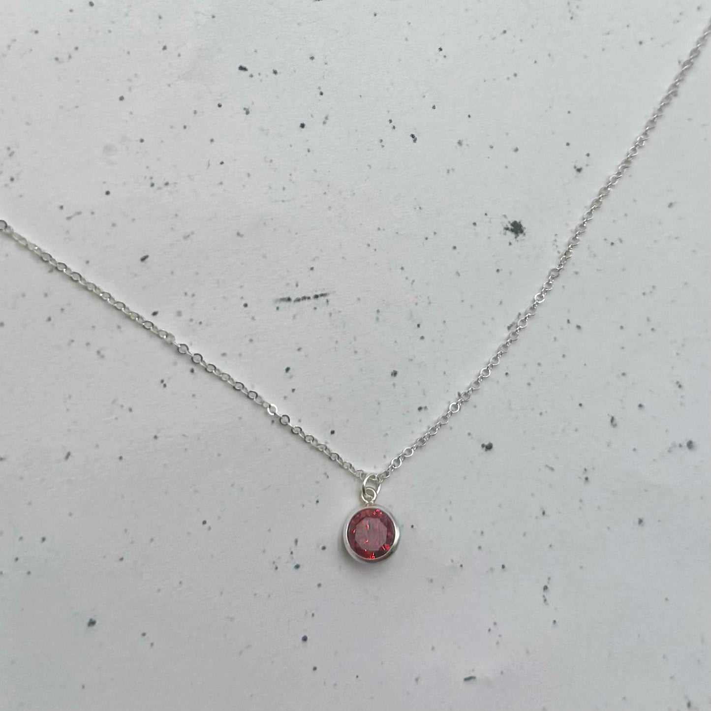 Dainty Birthstone Necklace