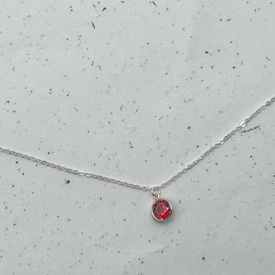 Dainty Birthstone Necklace