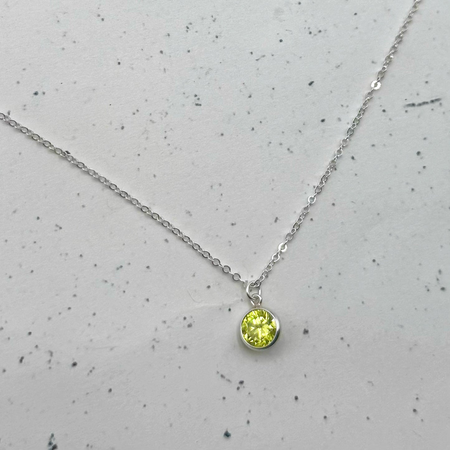 Dainty Birthstone Necklace