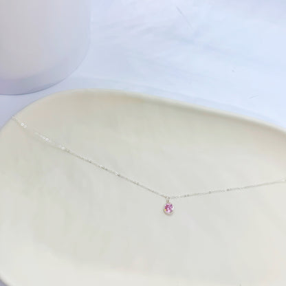 Dainty Birthstone Necklace