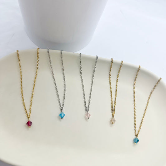 Birthstone Charm Necklace