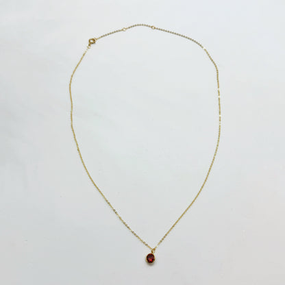 Dainty Birthstone Necklace