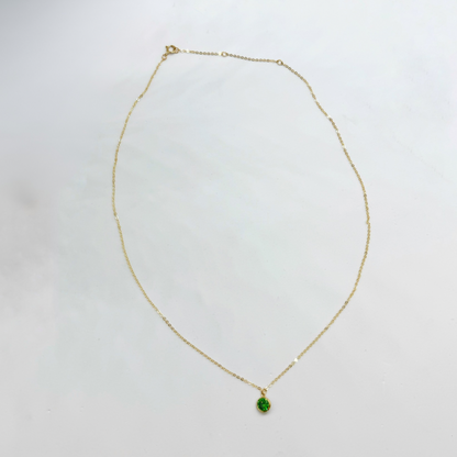 Dainty Birthstone Necklace