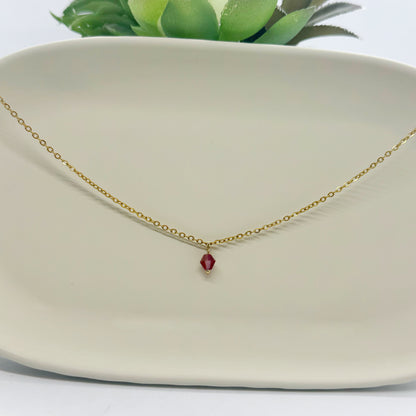 Birthstone Charm Necklace
