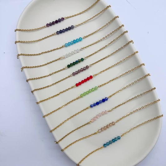 Crystal Birthstone Bracelet