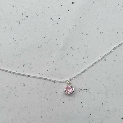 Dainty Birthstone Necklace