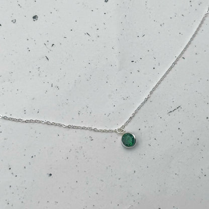 Dainty Birthstone Necklace