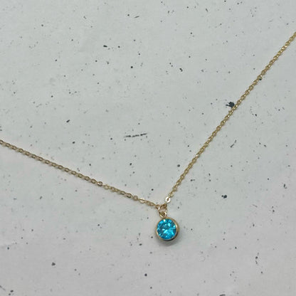 Dainty Birthstone Necklace