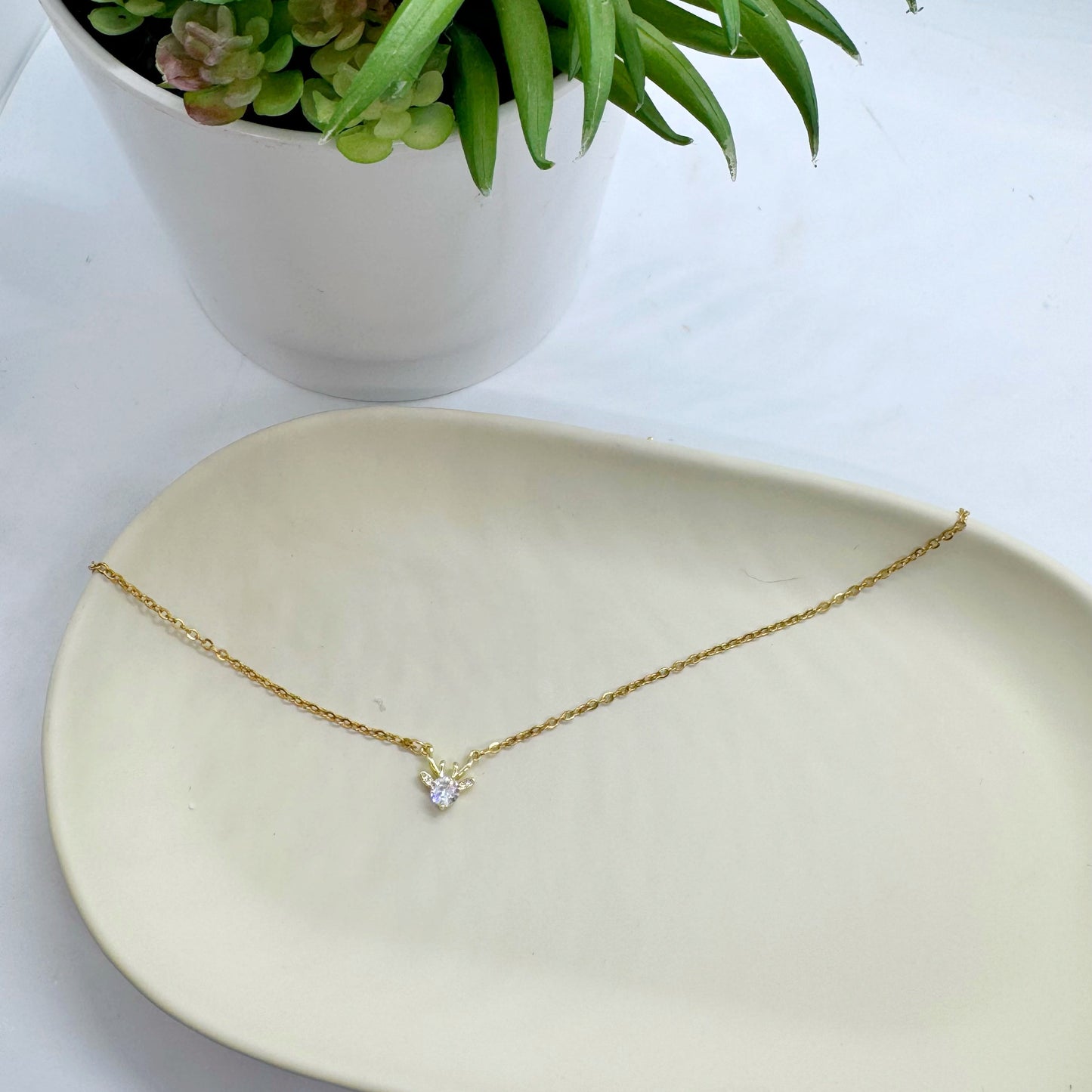 Tiny Reindeer Necklace