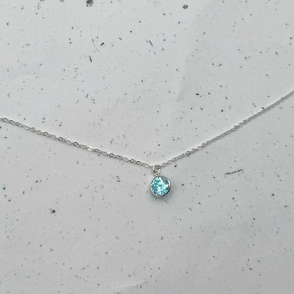 Dainty Birthstone Necklace