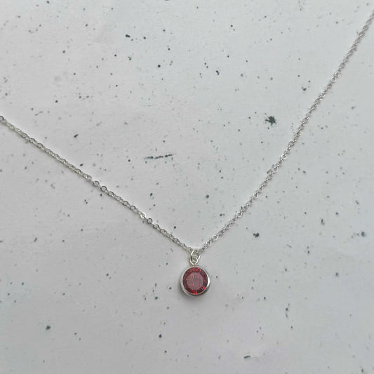 Dainty Birthstone Necklace