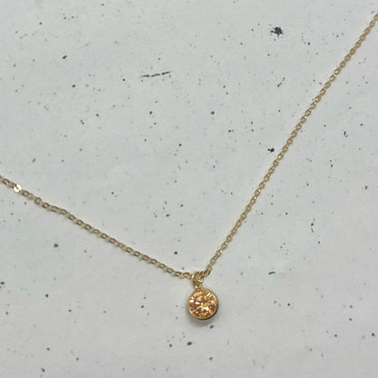 Dainty Birthstone Necklace