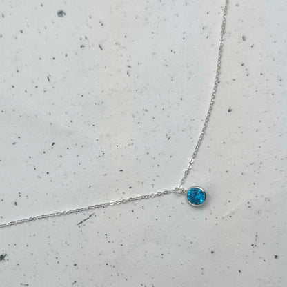 Dainty Birthstone Necklace